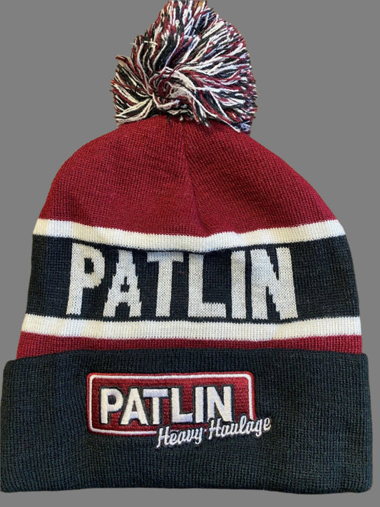 Patlin Heavy Haulage Black Stripe Beanie