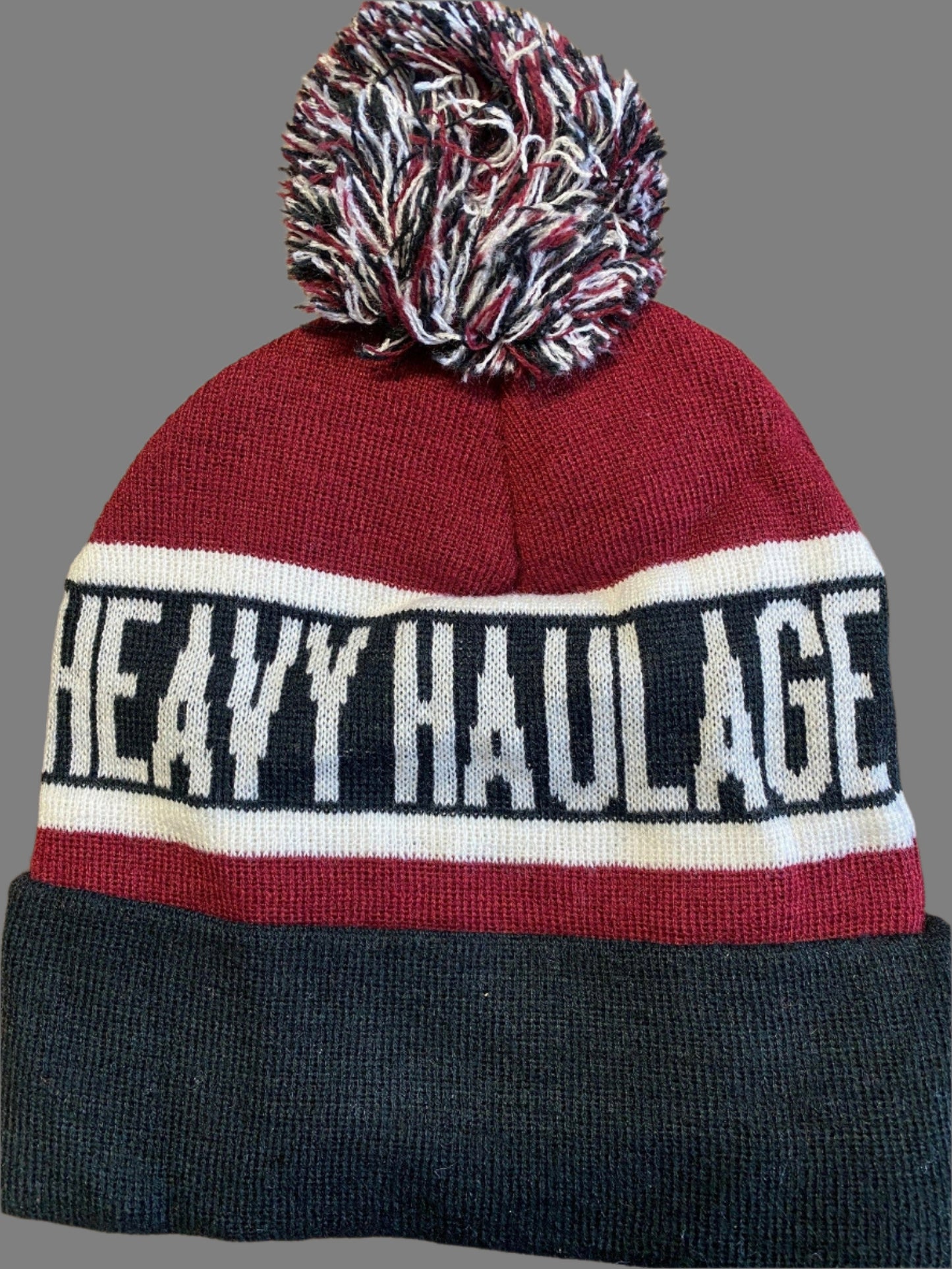 Patlin Heavy Haulage Black Stripe Beanie