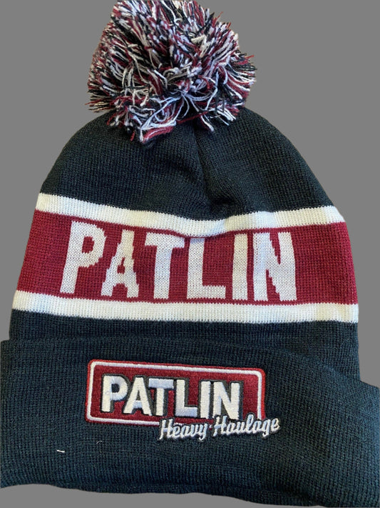 Patlin Heavy Haulage Beanie - Burgundy Stripe